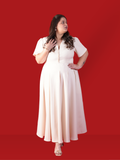 WHITE LOTUS DRESS