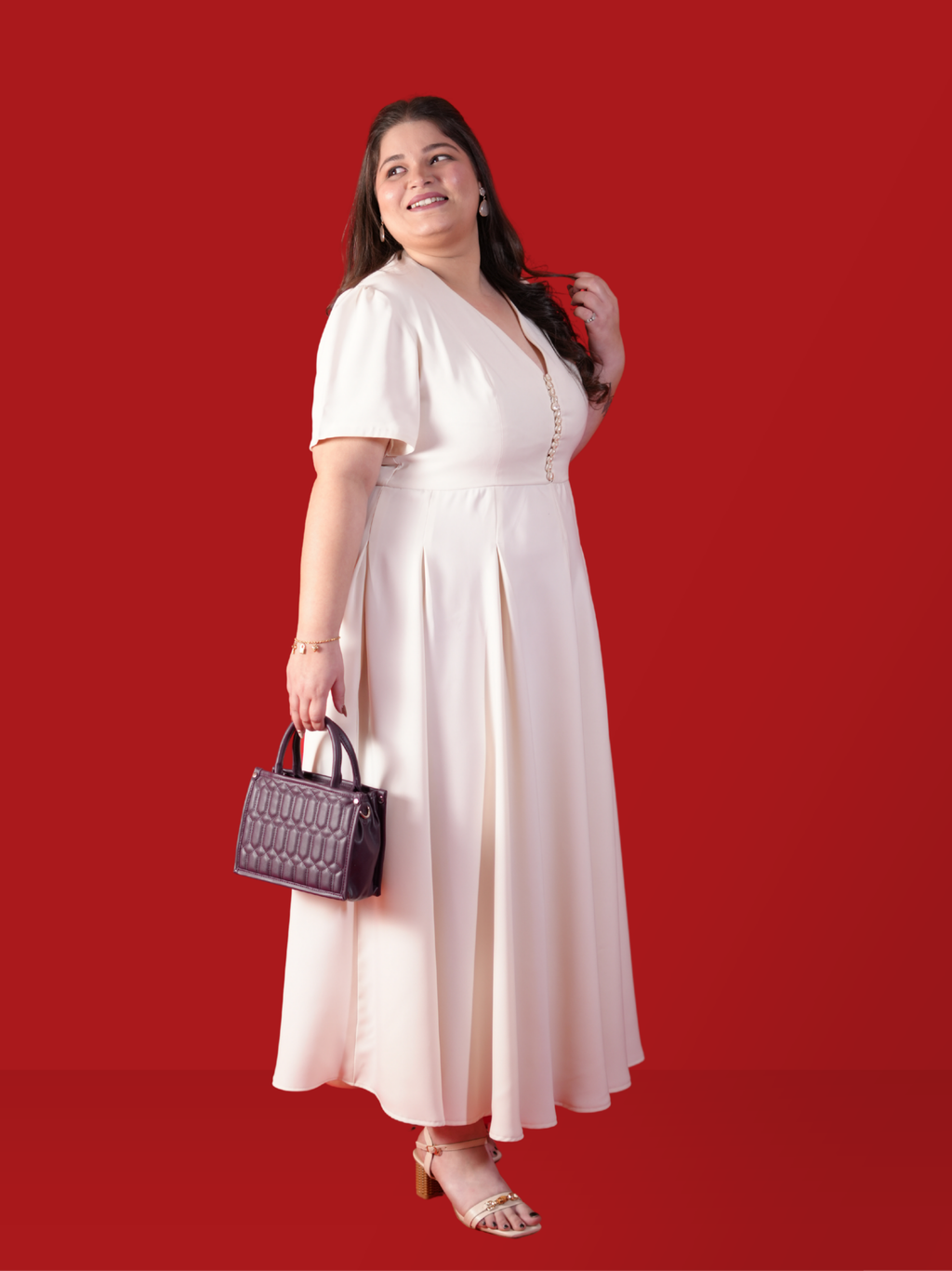 WHITE LOTUS DRESS